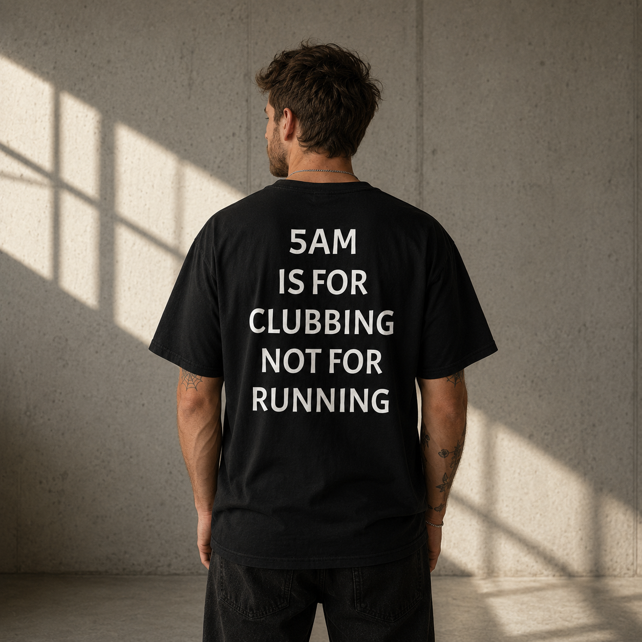 5 AM IS FOR CLUBBING NOT FOR RUNNING