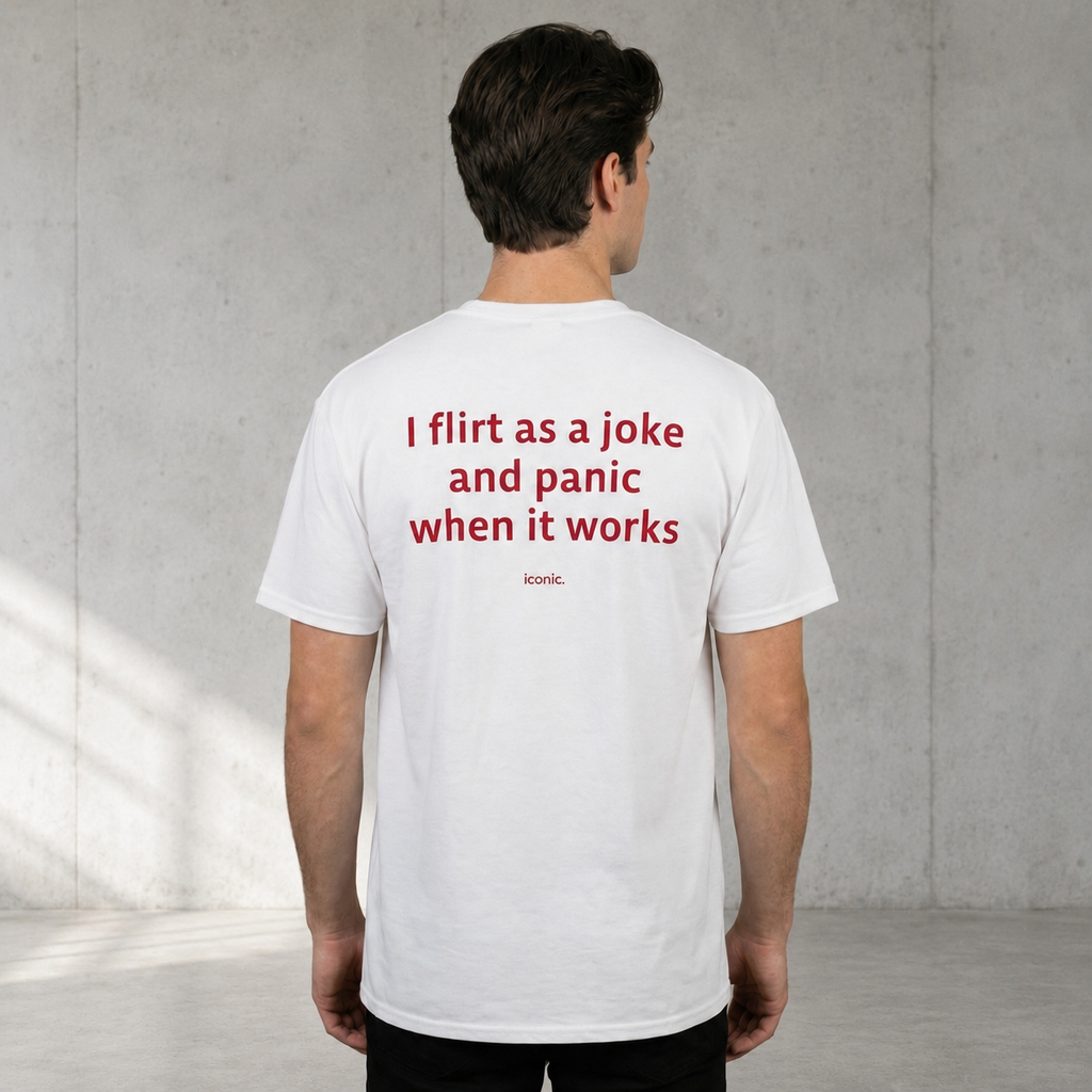 I FLIRT AS A JOKE AND PANIC WHEN IT WORKS