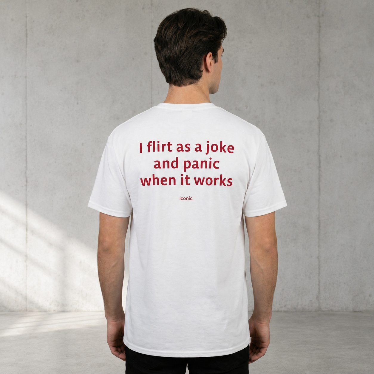I FLIRT AS A JOKE AND PANIC WHEN IT WORKS